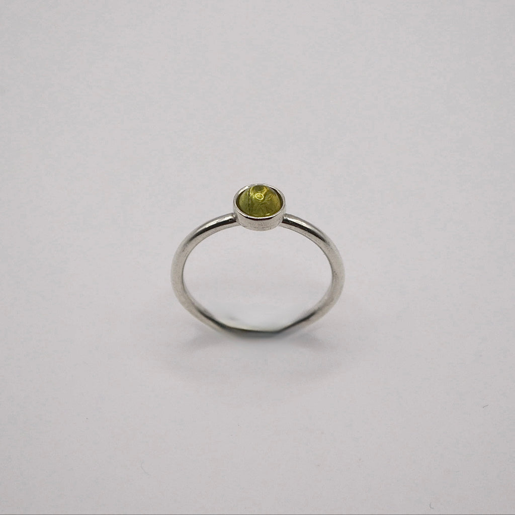 Stacker Ring - Green Tourmaline